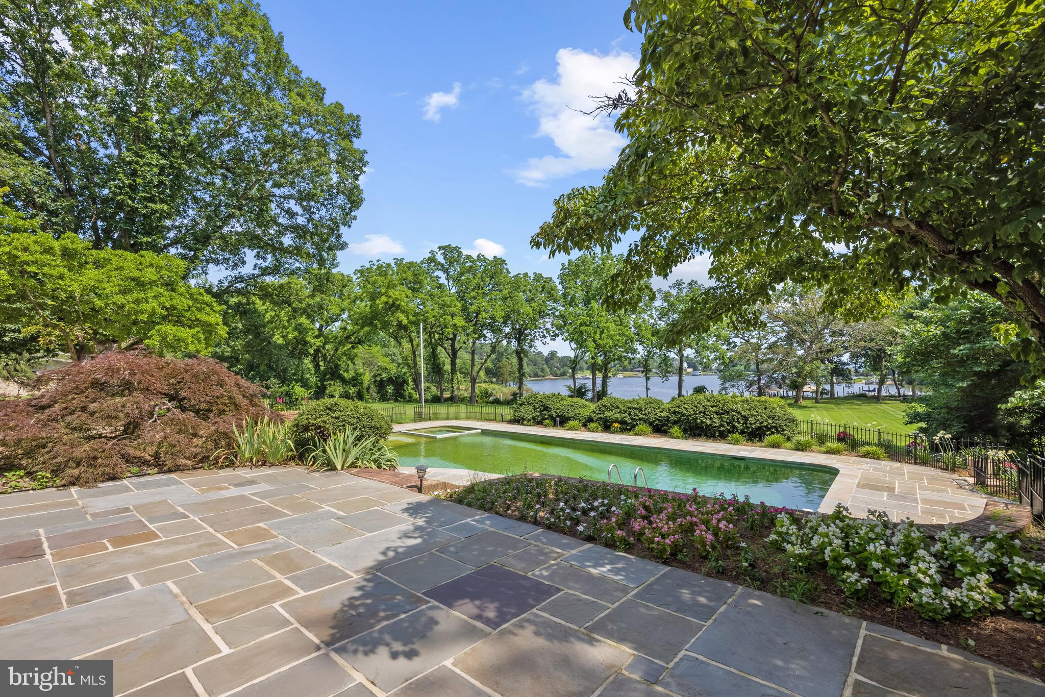 917 Childs Point Road Annapolis, MD 21401 - Photo 34 of 40 Relax and enjoy the view of the pool & waterfront