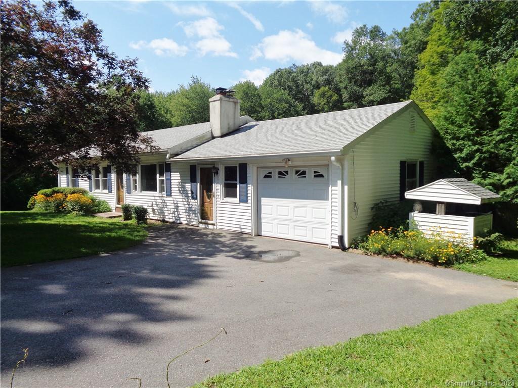 97 French Road Bolton, CT 06043 - Photo 1 of 1 Exterior front - with 1st driveway (newer) + front garage