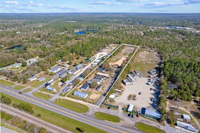 a view of city with ocean