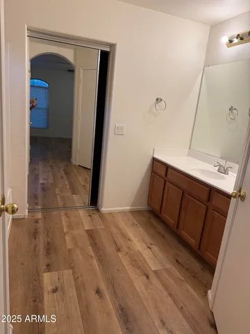 a view of an empty room