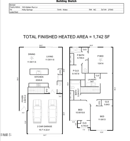 $380,000 | 105 Hidden Run Lane, Holly Springs, NC 27540