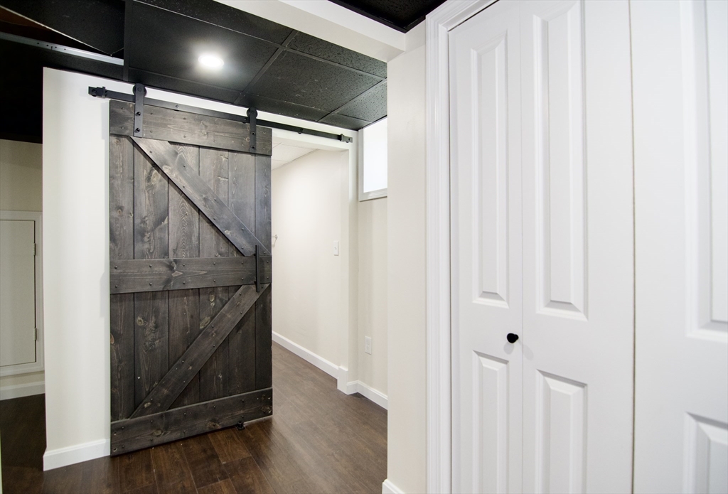 12 Dwight Street Hatfield, MA 01038 - Photo 34 of 42 a view of a hallway with wooden floor and entryway