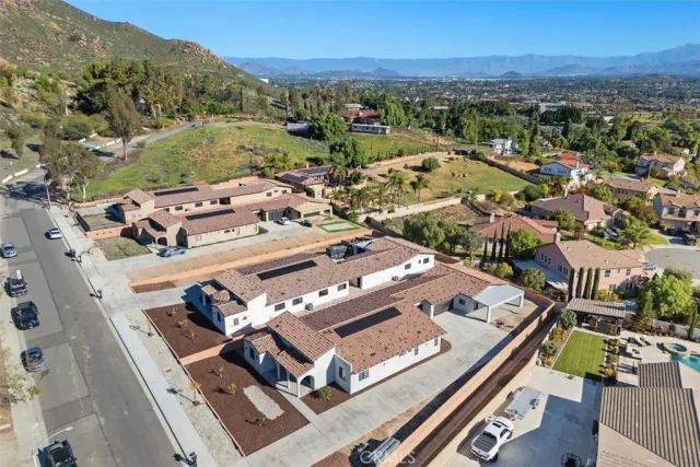 an aerial view of a city with lots of residential buildings