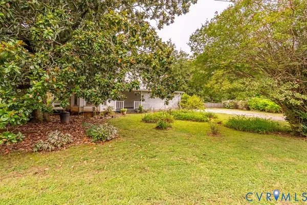 an aerial view of residential building with parking space