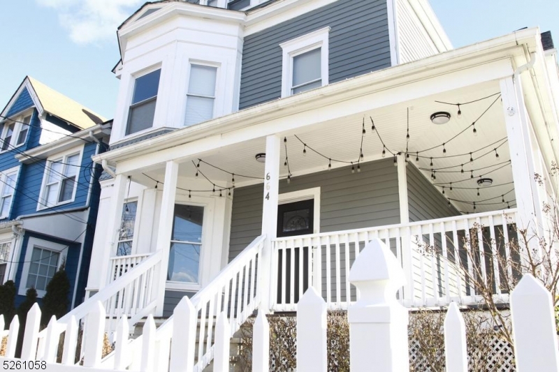 a front view of a building