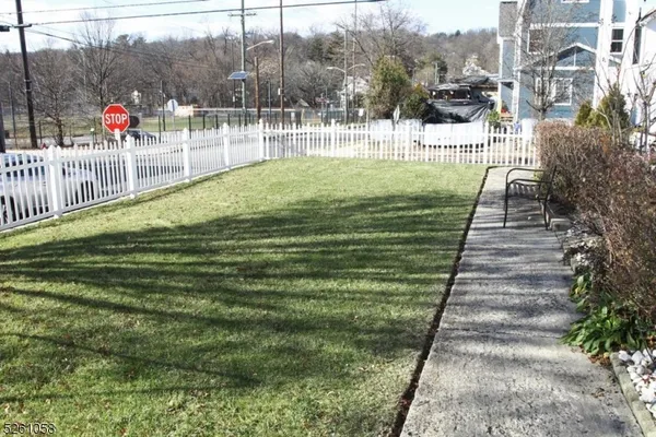 a view of outdoor space and a garden