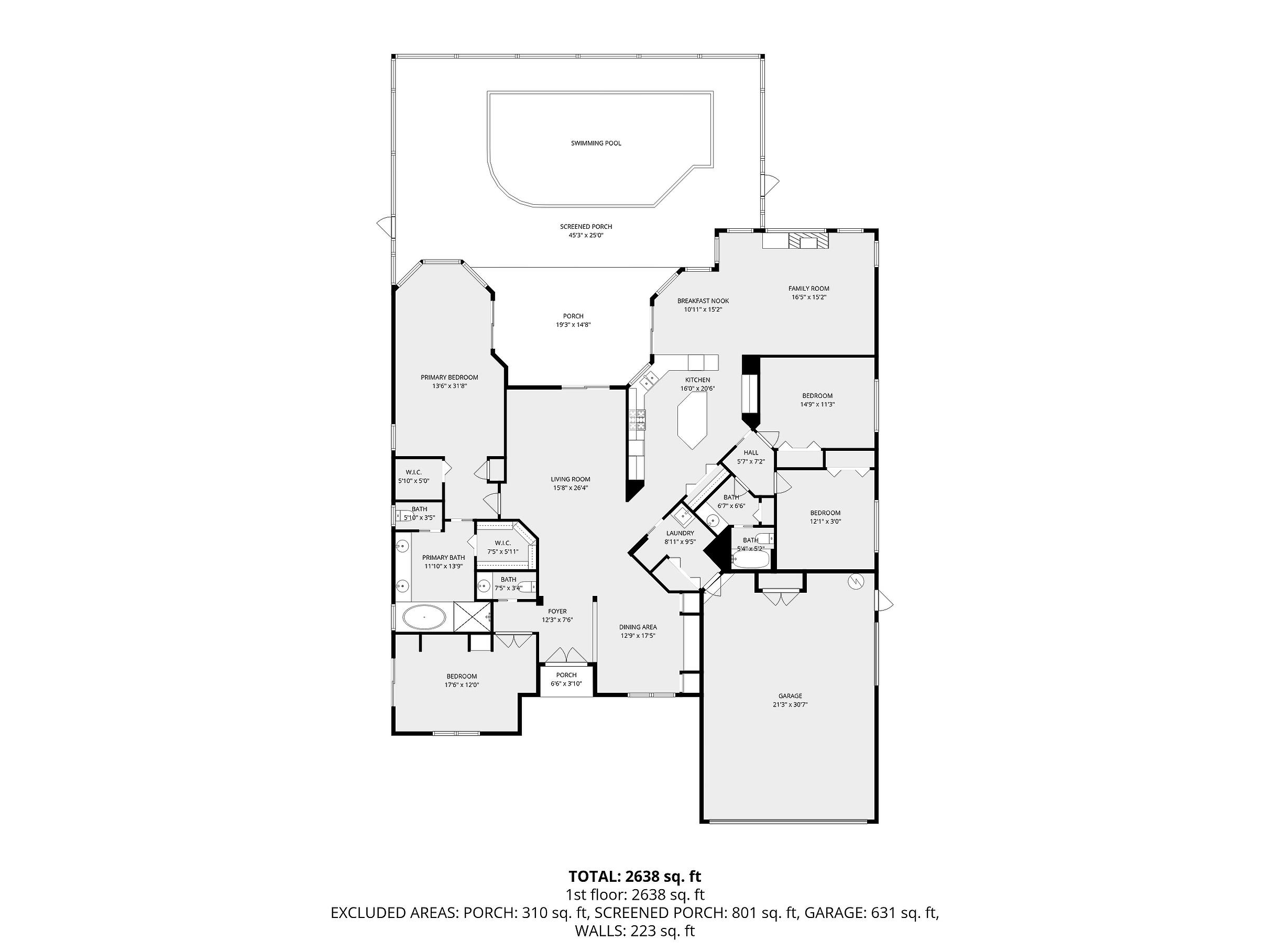 8591 Bay Harbor Road Elberta, AL 36530 - Photo 55 of 56 View of floor plan / room layout