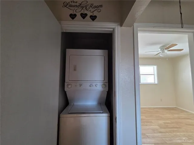 a view of washer and dryer