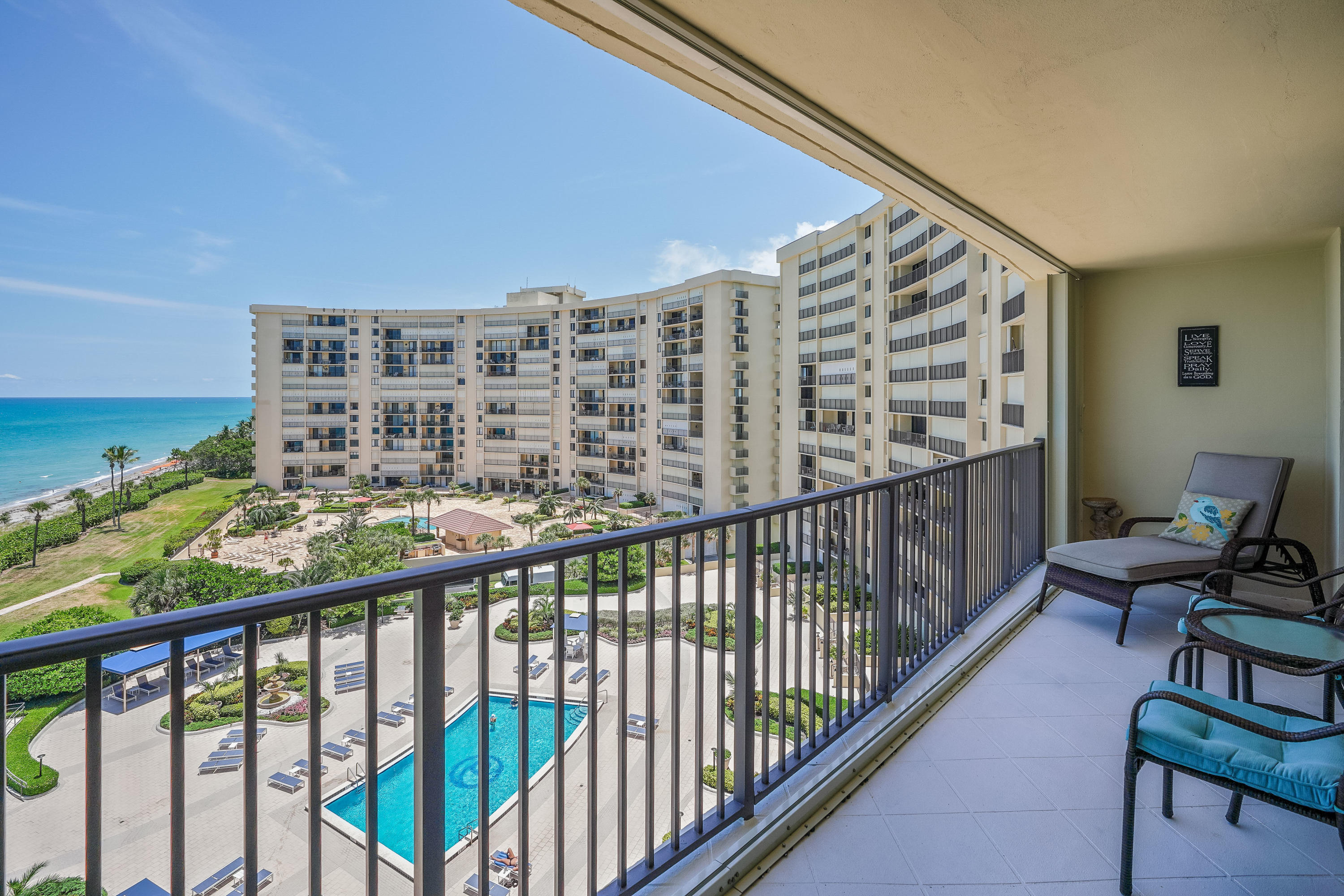 200 Ocean Trail Way, Unit 708 Jupiter, FL 33477 - Photo 21 of 23 a view of balcony with furniture