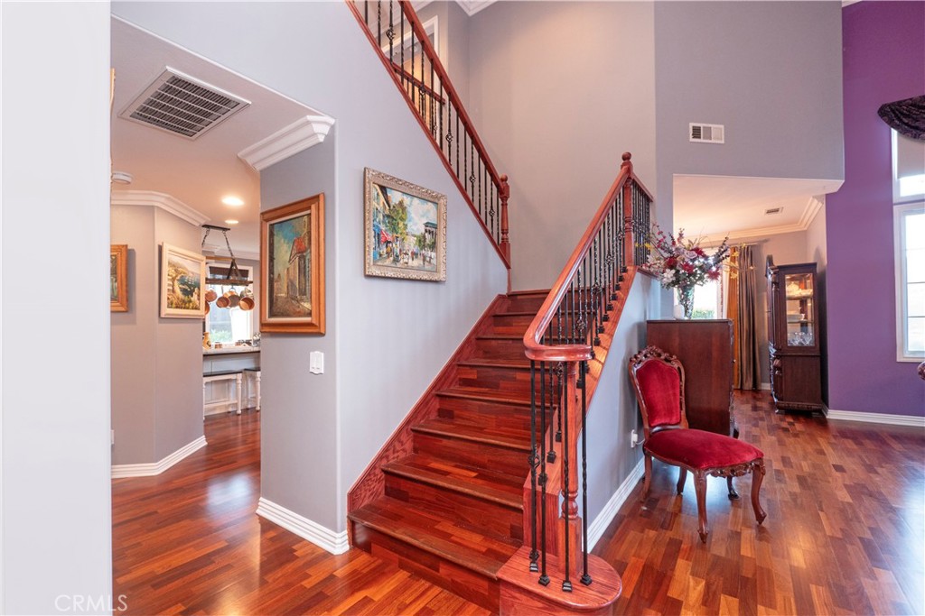 20642 Iris Canyon Road Riverside, CA 92508 - Photo 25 of 57 a view of entryway and hall with wooden floor