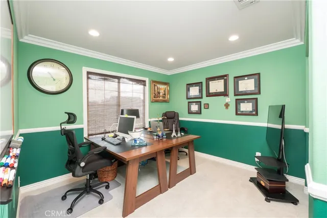 a view of a chairs and tables in the patio