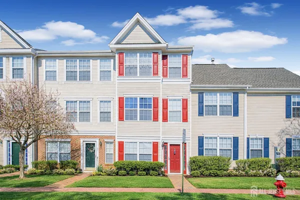 front view of a brick building