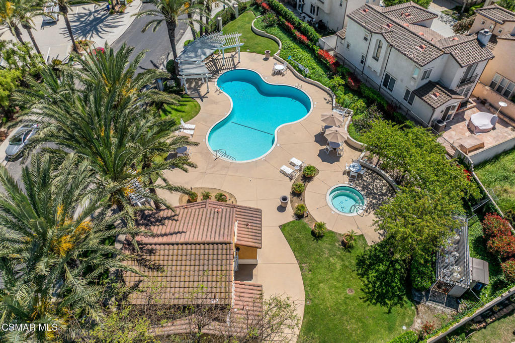 4038 Napoli Place Moorpark, CA 93021 - Photo 31 of 33 an aerial view of a house