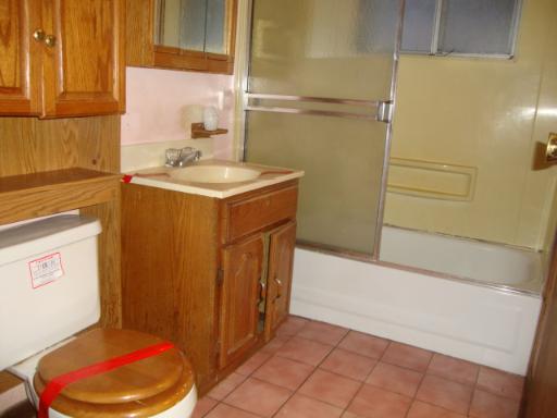 5236 State Road Burbank, IL 60459 - Photo 3 of 3 a bathroom with a sink toilet and shower