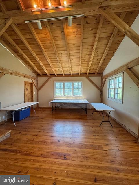 2738 Bryson Road Cochranville, PA 19330 - Photo 54 of 76 a view of a room with wooden floor table and chairs