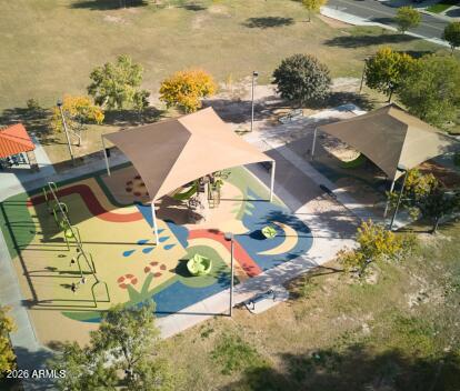 5352 South Country Club Way Tempe, AZ 85283 - Photo 2 of 42 an aerial view of residential houses with outdoor space