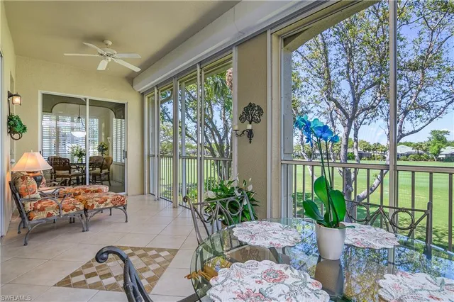 a outdoor space with furniture