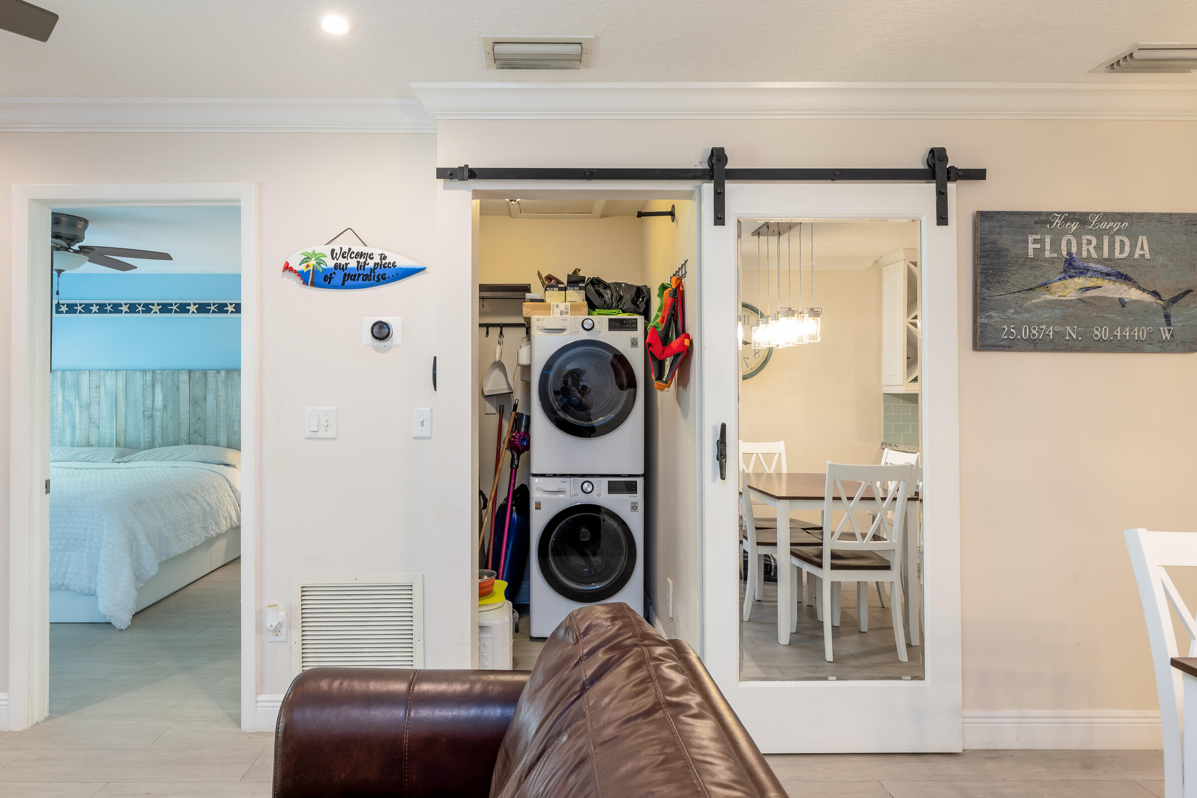 98222 Windward Avenue Key Largo, FL 33037 - Photo 3 of 41 a view of living room washer and dryer