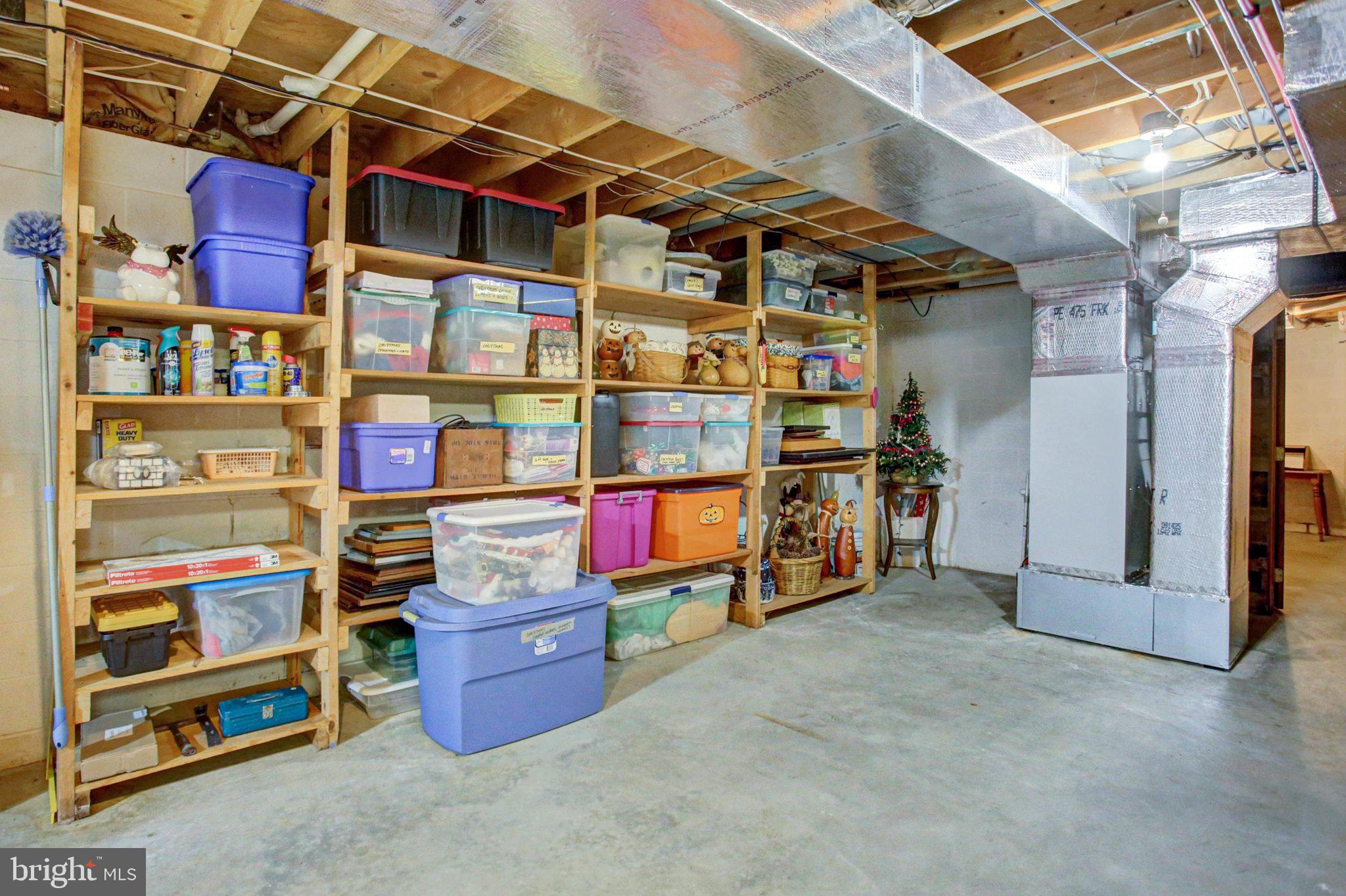 3560 Ritner Highway Newville, PA 17241 - Photo 53 of 76 Unfinished basement storage room