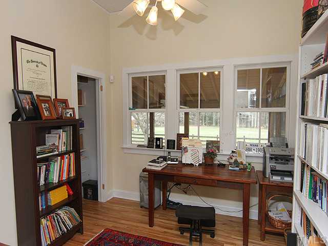 3511 Carpenter Pond Road Durham, NC 27703 - Photo 16 of 25 Office Offers Hardwood Floors - Natural Light Streaming In and Closet Space
