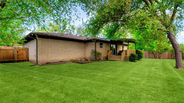 a view of outdoor space and deck