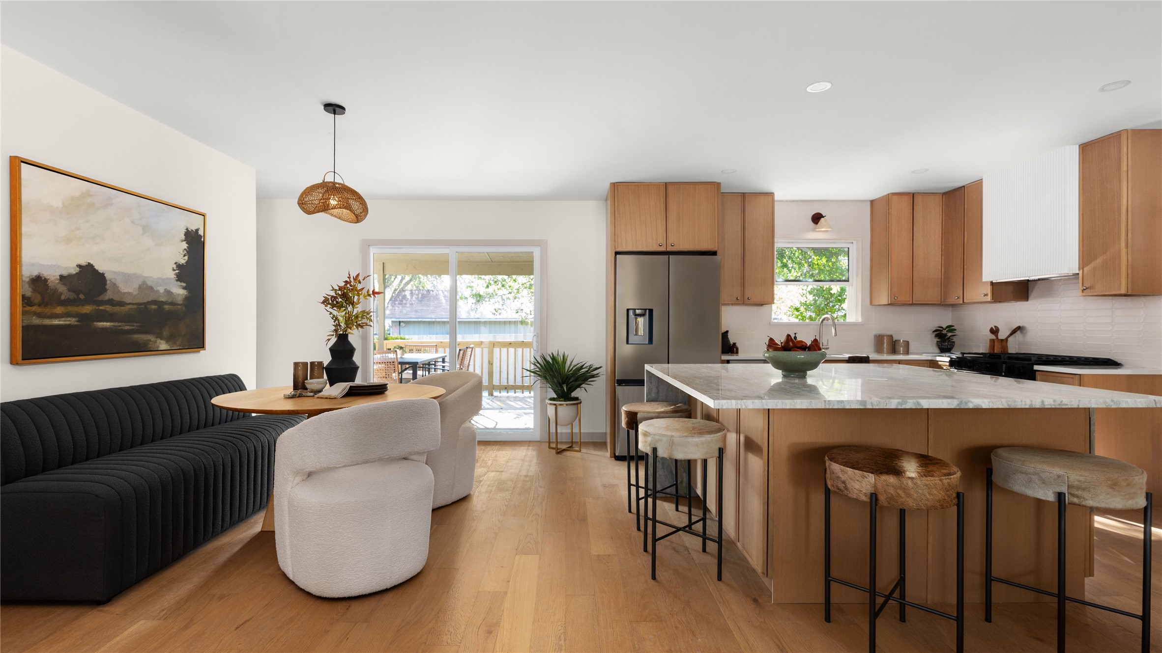 5504 Mapleleaf Drive Austin, TX 78723 - Photo 7 of 23 a living room with furniture and a large window