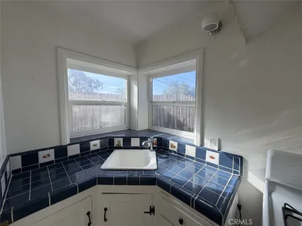 a living room with a couch and a table