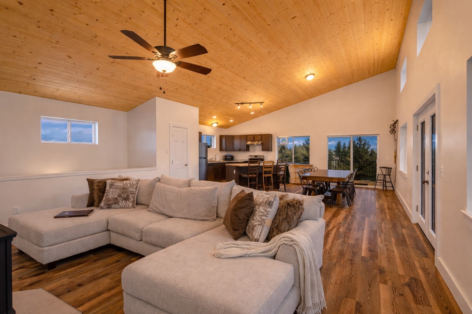 431 Rudisill Street Fairplay, CO 80440 - Photo 2 of 45 a living room with furniture a ceiling fan and a rug