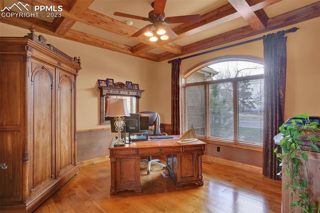 4655 Seton Hall Road Colorado Springs, CO 80918 - Photo 24 of 50 a view of a livingroom with furniture window and outside view