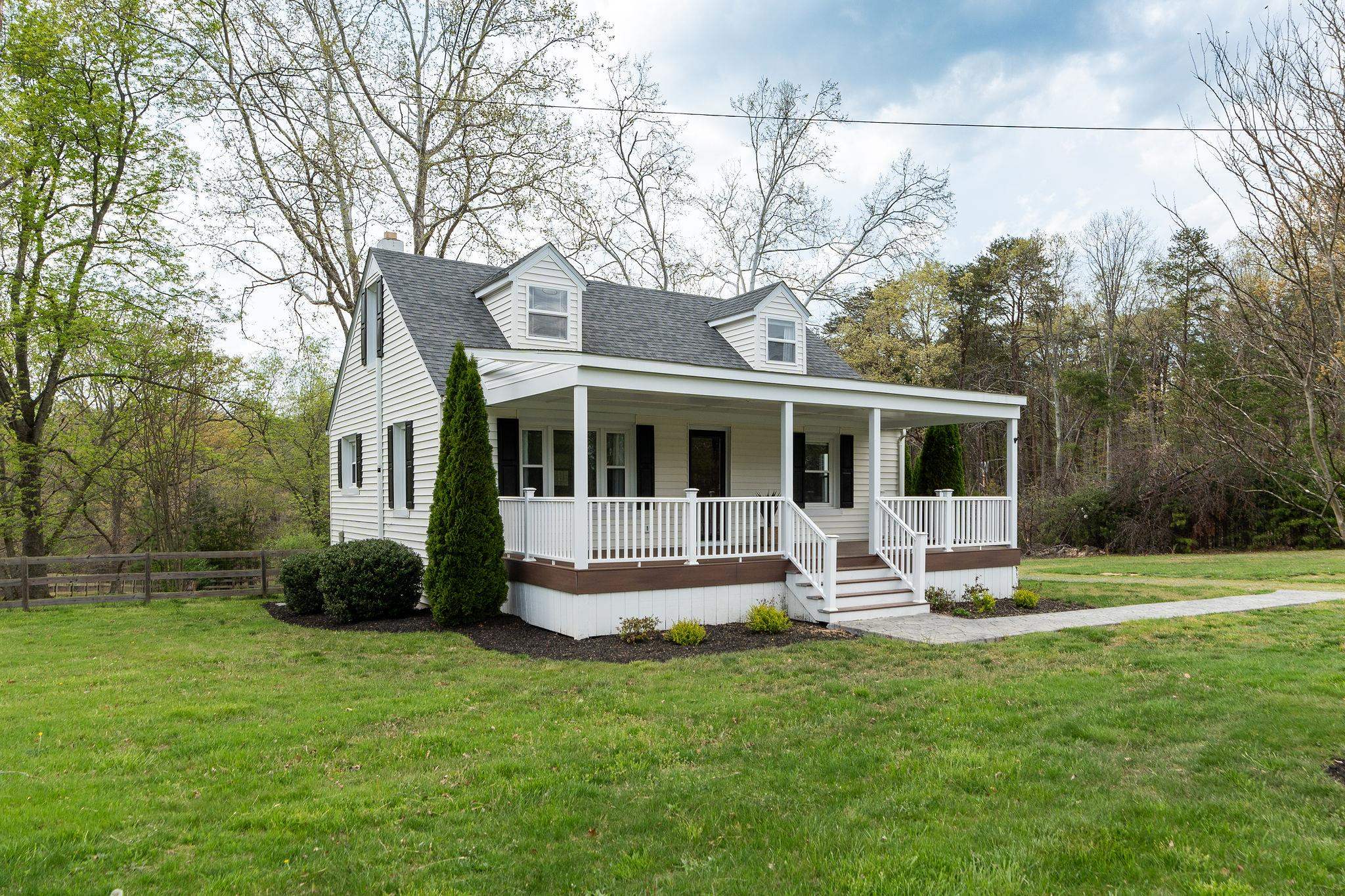 This home loves it's new front porch!