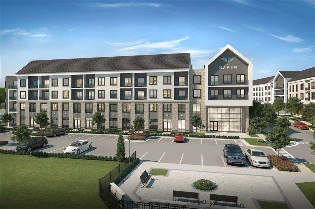 4255 Suwanee Buford Dam Road, Unit 5005202 Suwanee, GA 30024 - Photo 18 of 22 a view of a house with swimming pool and sitting area