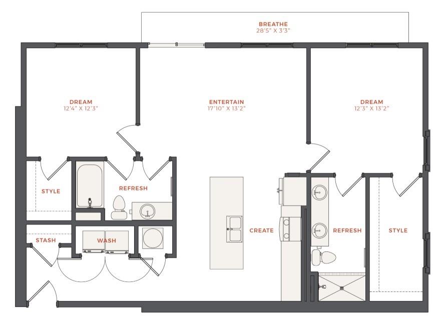 4255 Suwanee Buford Dam Road, Unit 5005202 Suwanee, GA 30024 - Photo 22 of 22 a picture of a floor plan