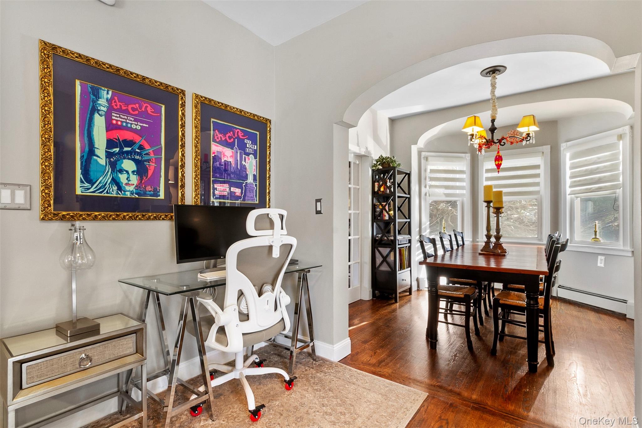 189 Rombout Avenue Beacon, NY 12508 - Photo 17 of 35 a view of a dining room with furniture window and outside view