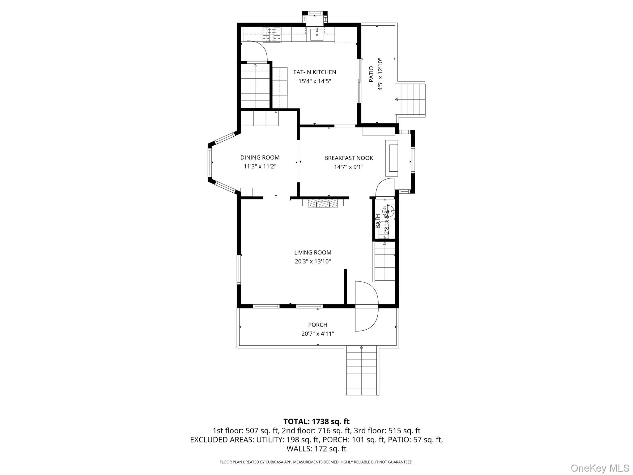 189 Rombout Avenue Beacon, NY 12508 - Photo 35 of 35 a picture of floor plan