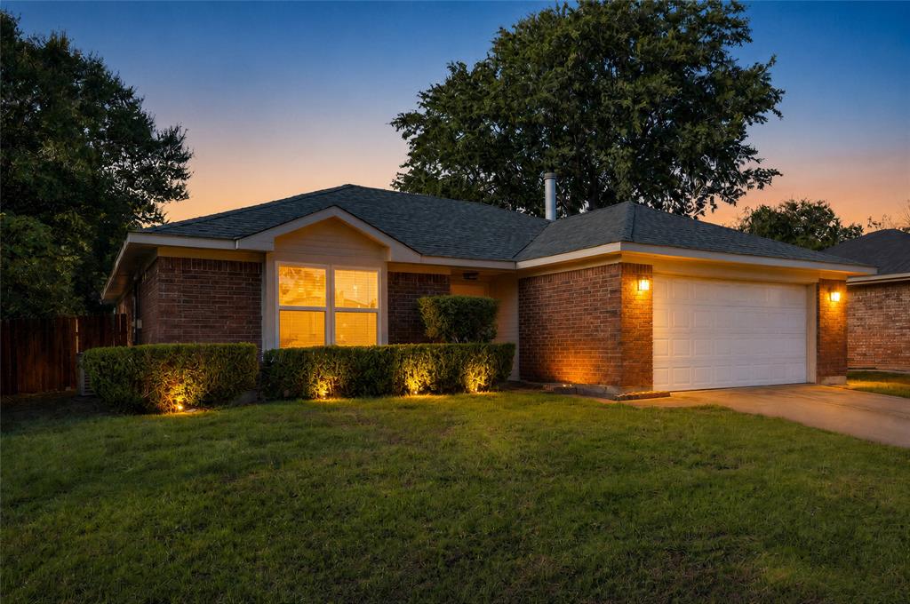2513 Poplar Spring Road Fort Worth, TX 76123 - Photo 1 of 40 Brick exterior with a gabled roof and attached garage