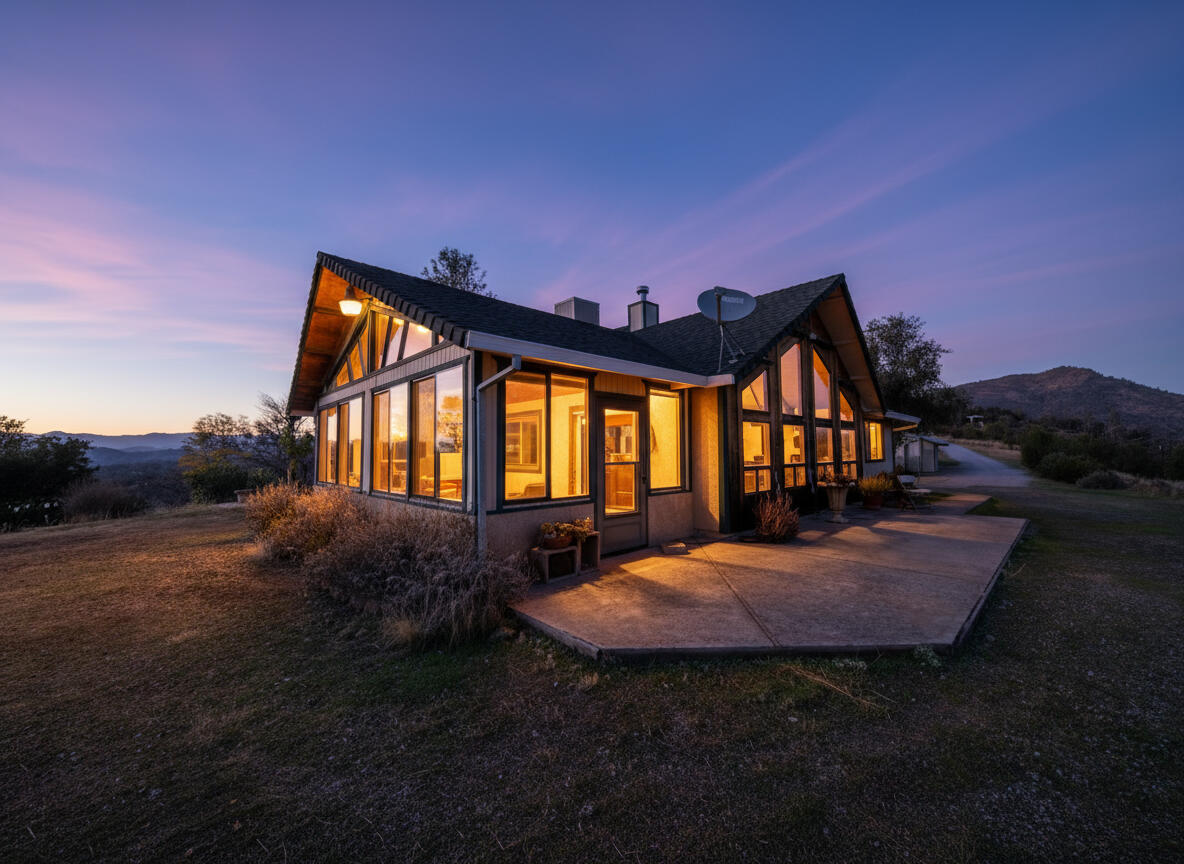 14018 Highview Trail Redding, CA 96003 - Photo 2 of 41 a backyard of a house with table and chairs
