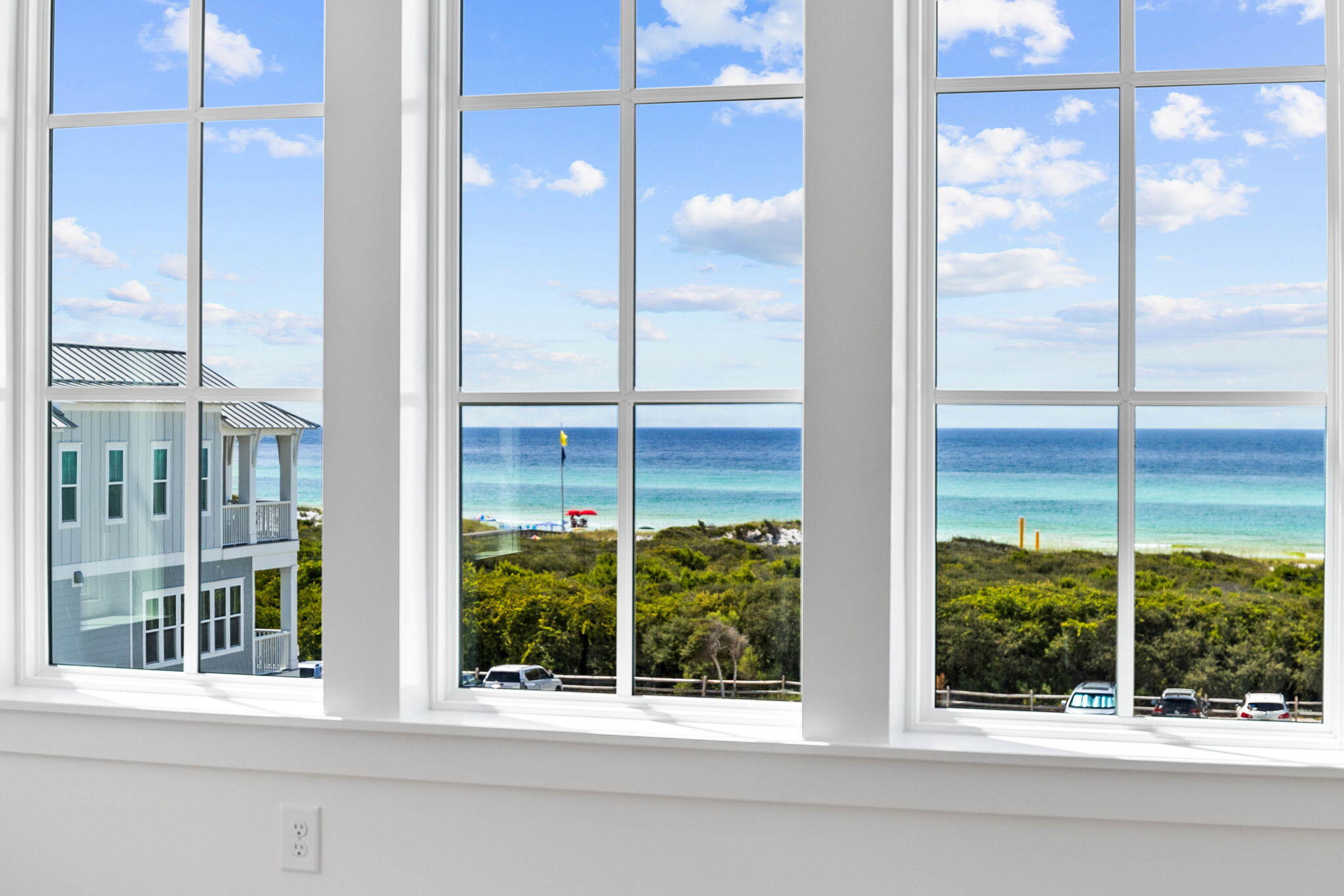 43 Pompano Street Inlet Beach, FL 32461 - Photo 4 of 83 a view of a building from a window