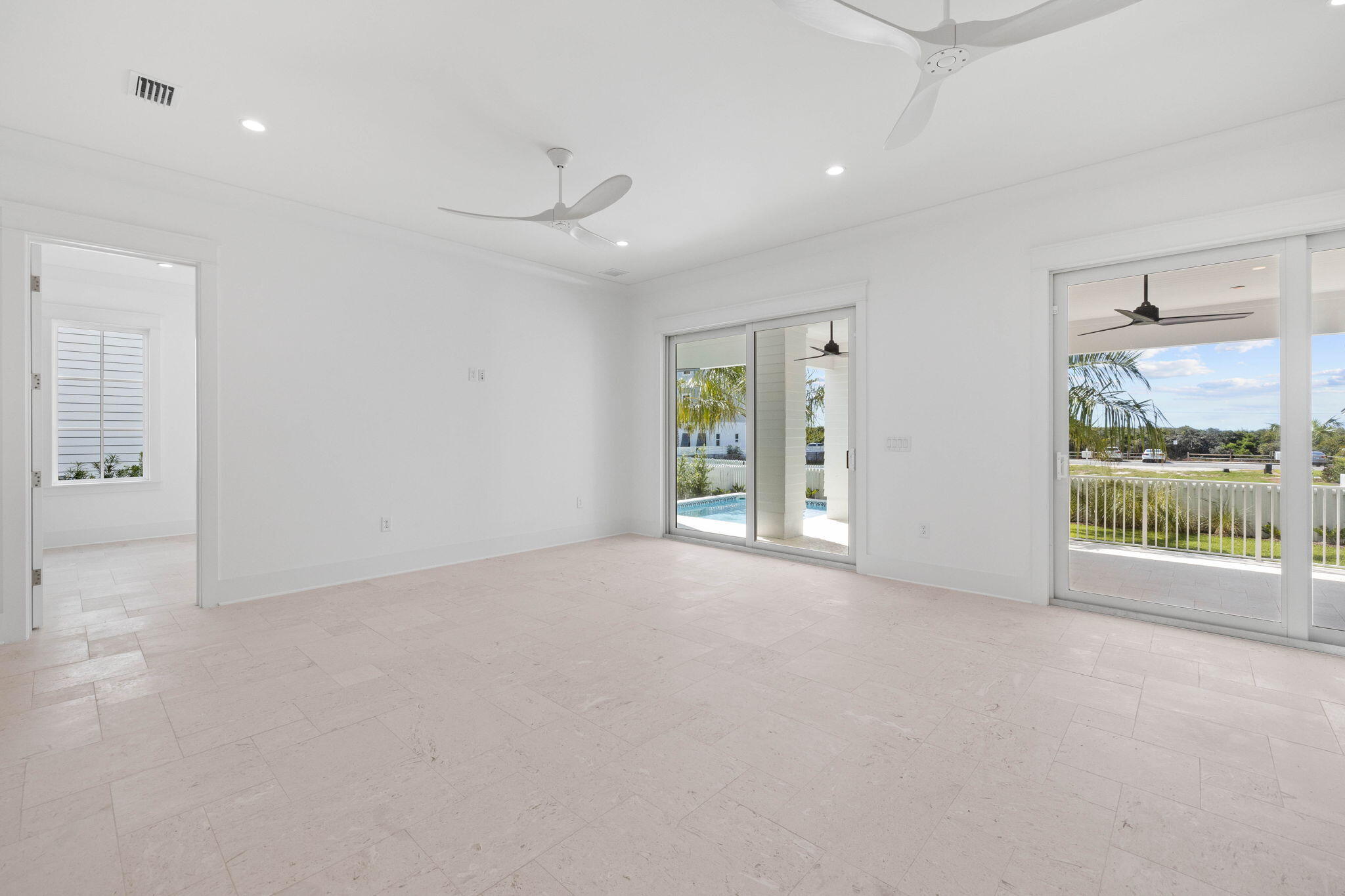 43 Pompano Street Inlet Beach, FL 32461 - Photo 45 of 83 an empty room with windows and outdoor view