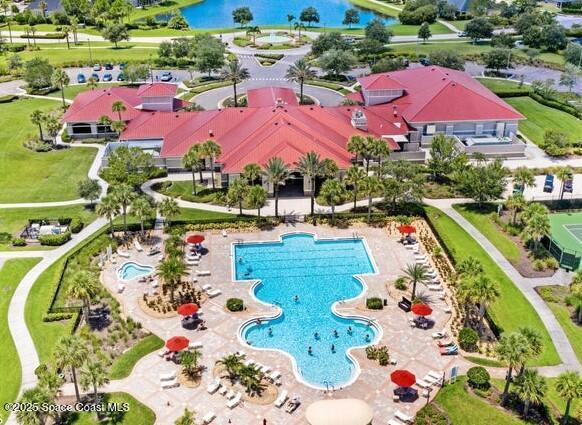 3352 Russ Place Melbourne, FL 32940 - Photo 59 of 67 Heritage Isle clubhouse aerial 2