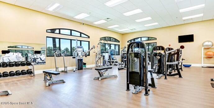 3352 Russ Place Melbourne, FL 32940 - Photo 64 of 67 a view of a room with gym equipment