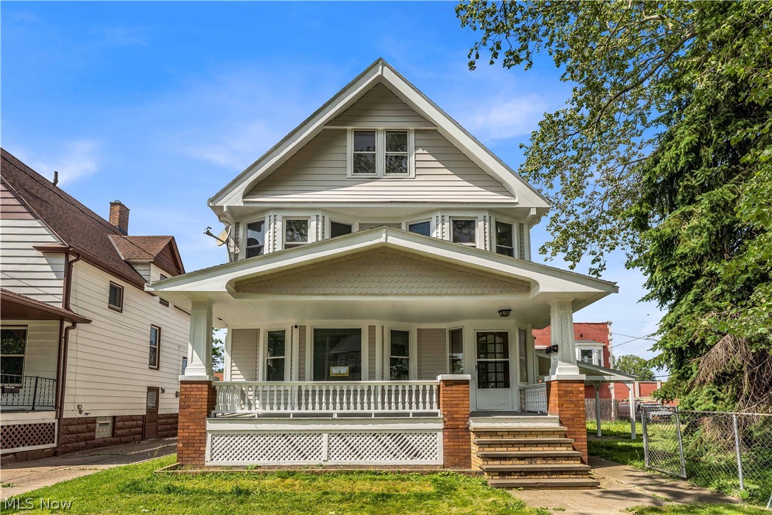 3506 Riverside Avenue Cleveland, OH 44109 - Photo 2 of 31 Two-story residential exterior featuring siding and a prominent front porch
