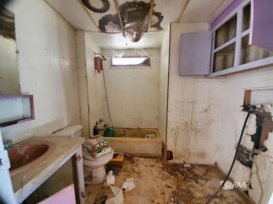 4544 West Ward Avenue Ridgecrest, CA 93555 - Photo 10 of 19 a bathroom with a sink a toilet and shower