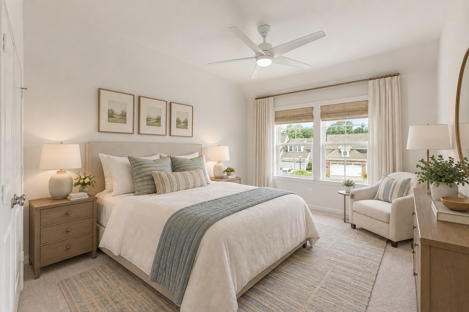 2125 Rope Maker Road Conroe, TX 77384 - Photo 29 of 45 Virtually Staged. Spacious guest bedroom or kids room.