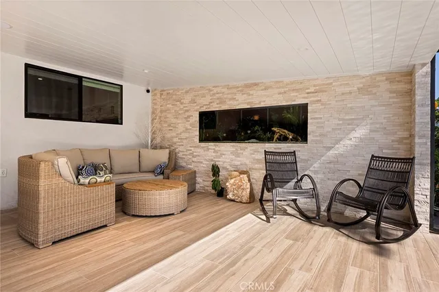 a view of room with windows