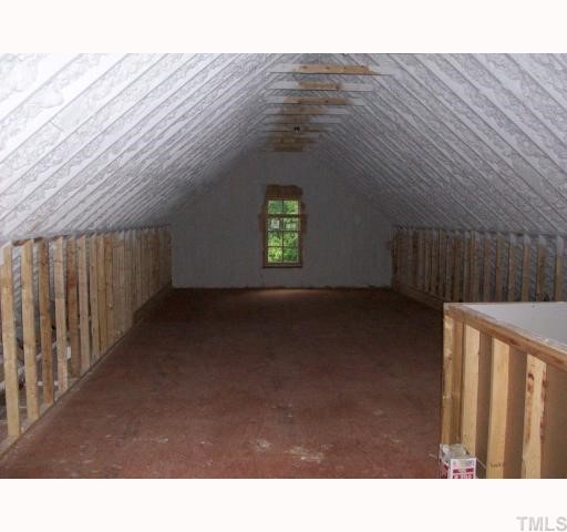 2630 Davis Street Raleigh, NC 27608 - Photo 7 of 12 The house is insulated with Spray Foam Insulation and here you can see it completely covers the walk up attic. Say Goodbye to hot attics! Electric, HVAC and Plumbing lines are there ready for you to finish this off. Gephart Hill thought of everything!