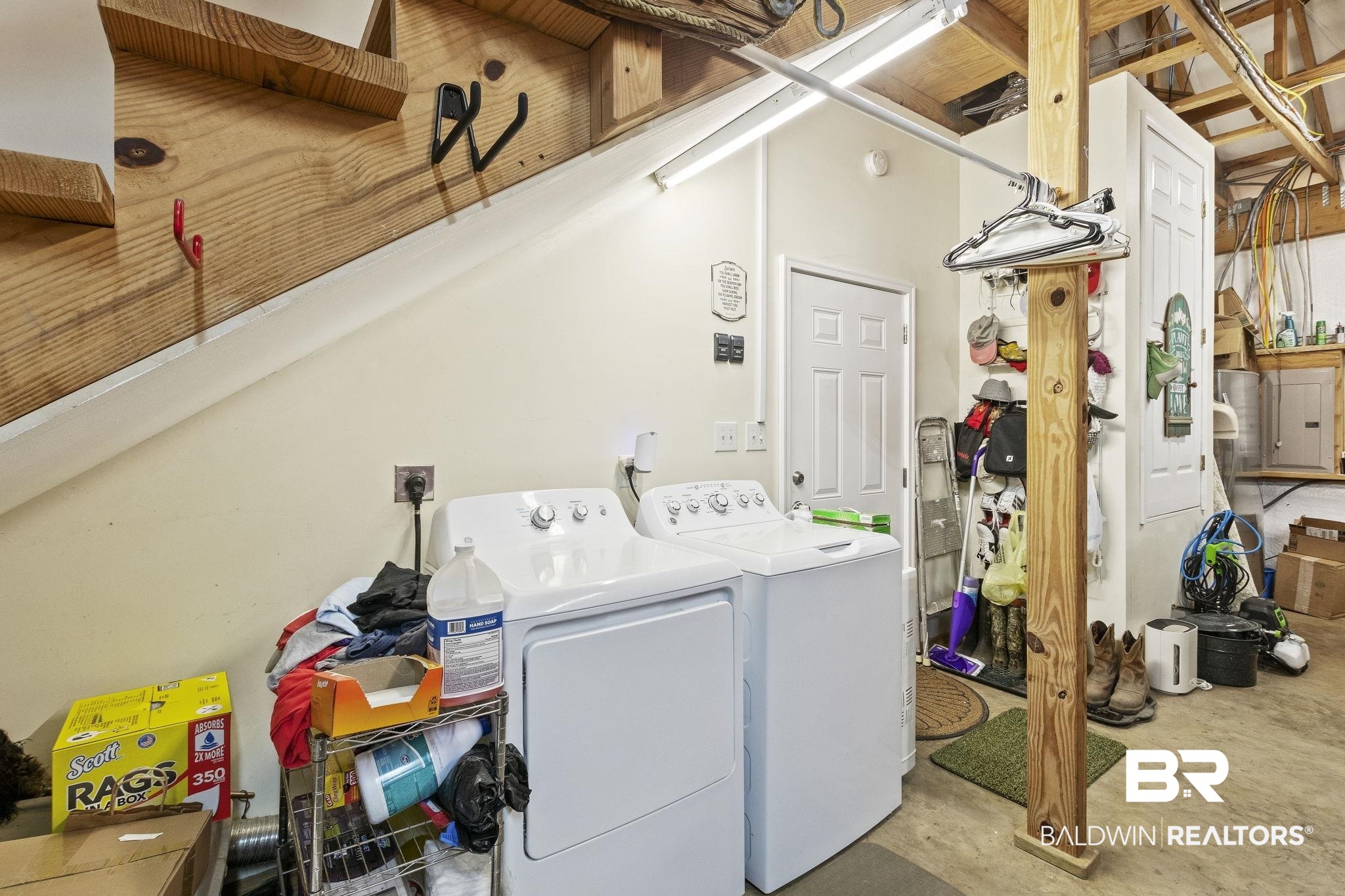 26071 Woerner Road Elberta, AL 36530 - Photo 44 of 86 Washroom with laundry area and washing machine and clothes dryer