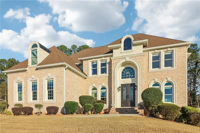 front view of a house with a view of a house