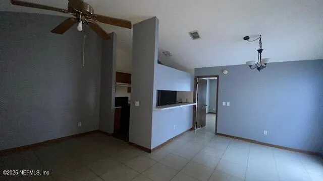 a view of a hallway with closet