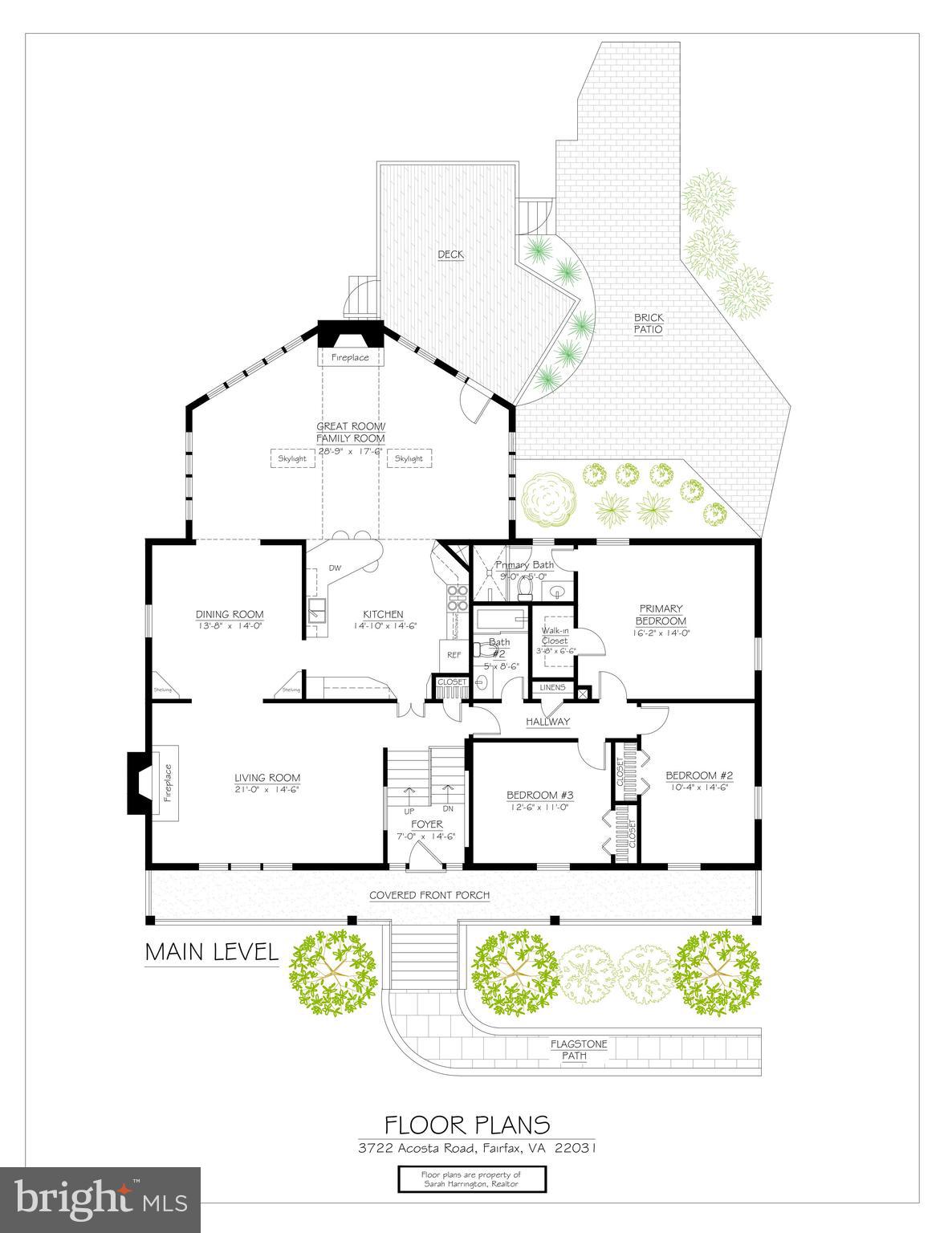 3722 Acosta Road Fairfax, VA 22031 - Photo 16 of 18 Floor Plan - Main Level