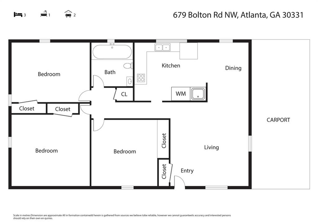 679 Bolton Road Northwest Atlanta, GA 30331 - Photo 2 of 30 a picture of a bench